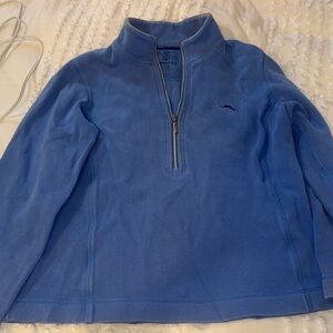 Tommy Bahama Blue Quarter-Zip Pullover